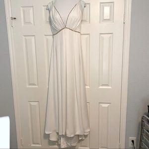 White by Vera Wang Simple Wedding Gown (ALTERED - see description)
